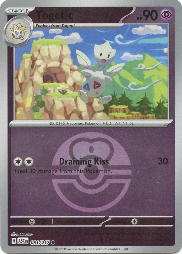 Togetic (Love Ball) [081/217] [Ascended Heroes] Reverse Holofoil