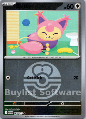 Skitty (Love Ball) [165/217] [Ascended Heroes] Reverse Holofoil