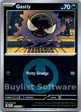 Gastly (Energy Symbol Pattern) [123/217] [Ascended Heroes] Reverse Holofoil