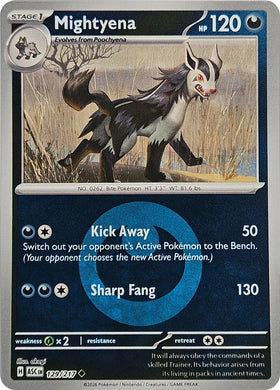 Mightyena - 129/217 (Energy Symbol Pattern) [129/217] [Ascended Heroes] Reverse Holofoil