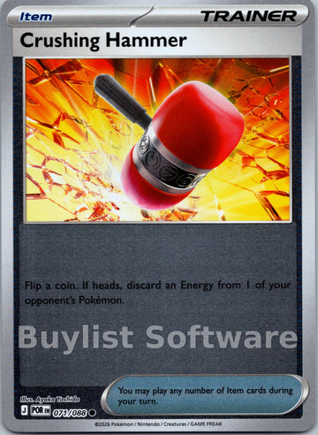 Crushing Hammer [071/088] [Perfect Order] Reverse Holofoil