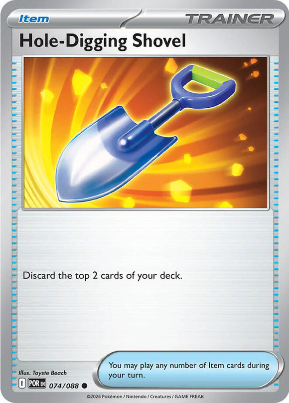 Hole-Digging Shovel [074/088] [Perfect Order] Reverse Holofoil