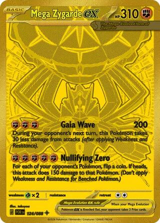 Mega Zygarde ex [124/088] [Perfect Order] Holofoil