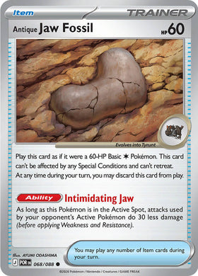 Antique Jaw Fossil [068/088] [Perfect Order] Reverse Holofoil