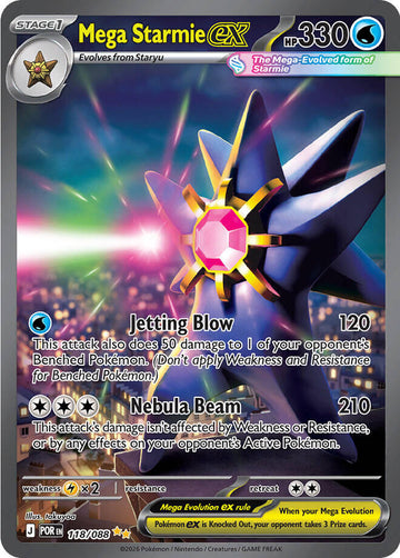Mega Starmie ex [118/088] [Perfect Order] Holofoil