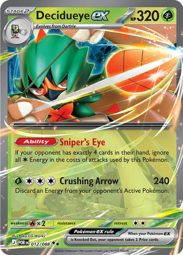 Decidueye ex [012/088] [Perfect Order] Holofoil