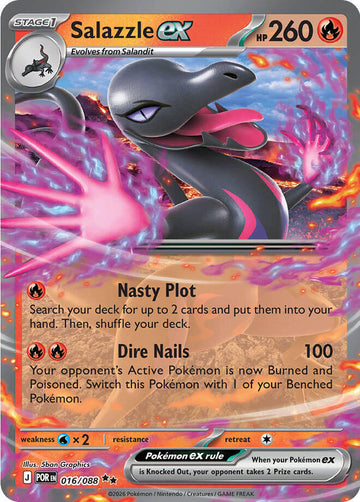 Salazzle ex [016/088] [Perfect Order] Holofoil