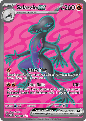 Salazzle ex [101/088] [Perfect Order] Holofoil
