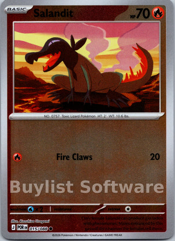 Salandit [015/088] [Perfect Order] Reverse Holofoil