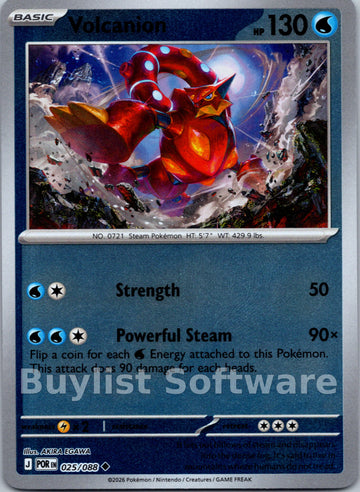 Volcanion [025/088] [Perfect Order] Reverse Holofoil