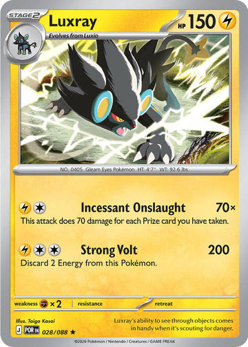 Luxray [028/088] [Perfect Order] Reverse Holofoil