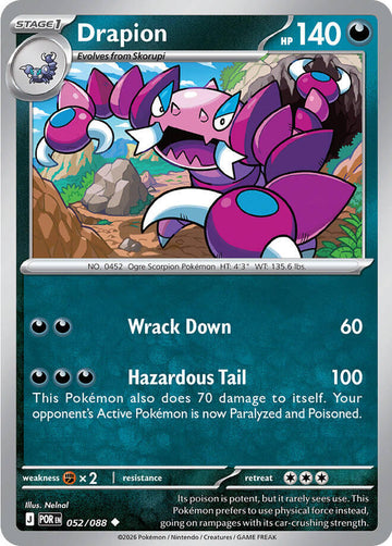 Drapion [052/088] [Perfect Order] Reverse Holofoil