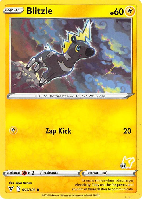 Blitzle (#55 Pikachu Stamped)