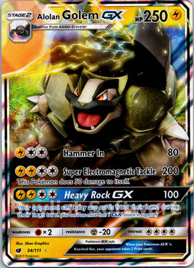 Alolan Golem GX