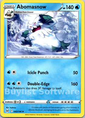 Abomasnow [043/196] [Lost Origin]
