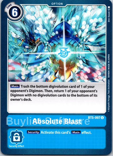 Absolute Blast [BT5-097 U] [Battle of Omni]