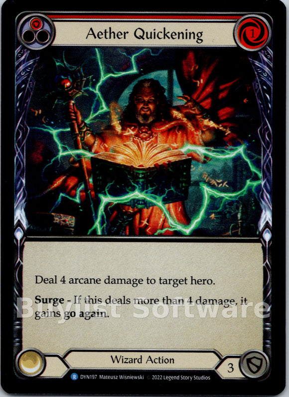 Aether Quickening (Red) [DYN197] [Dynasty] Rainbow Foil