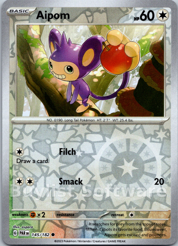 Aipom [145/182] [Paradox Rift] Reverse Holofoil
