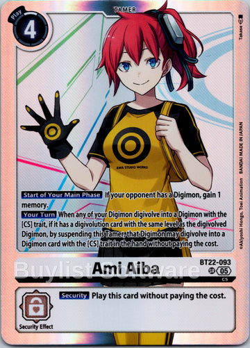 Ami Aiba [BT22-093] [Cyber Eden] Foil