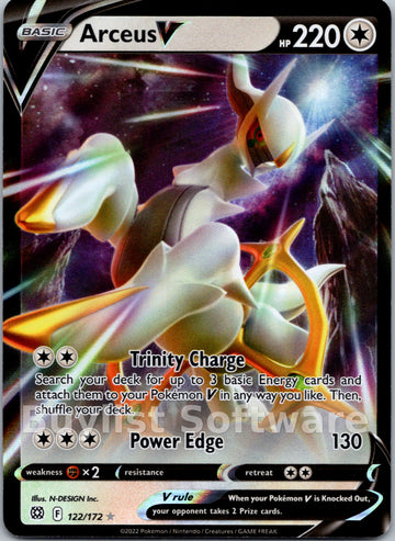 Arceus V [122/172] [Brilliant Stars] Holofoil