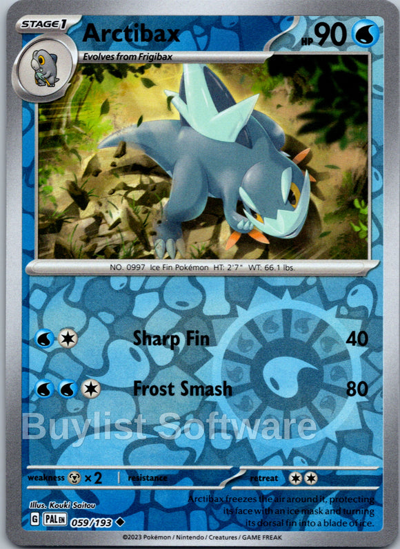 Arctibax [059/193] [Paldea Evolved] Reverse Holofoil