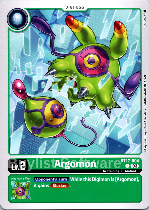 Argomon [BT17-004] [Secret Crisis]