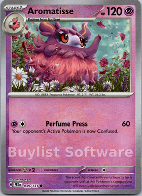 Aromatisse (Master Ball Pattern) [039/131] [Prismatic Evolutions] Holofoil