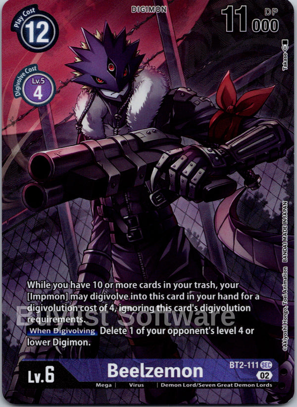 Beelzemon (Alternate Art) [BT2-111] [Starter Deck 14: Beelzemon Advanced Deck Set] Foil