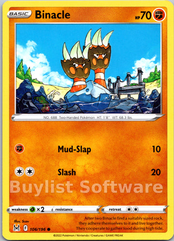 Binacle [106/196] [Lost Origin]