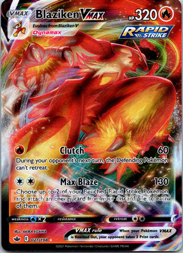 Blaziken VMAX [021/198] [Chilling Reign] Holofoil