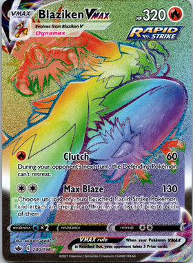 Blaziken VMAX [200/198] [Chilling Reign] Holofoil
