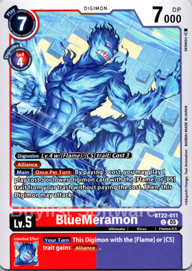 BlueMeramon [BT22-011] [Cyber Eden]