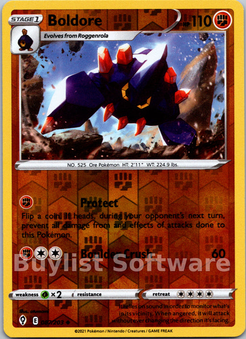 Boldore [087/203] [Evolving Skies] Reverse Holofoil