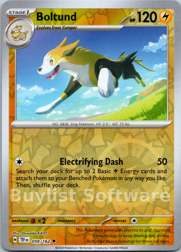 Boltund [059/162] [Temporal Forces] Reverse Holofoil