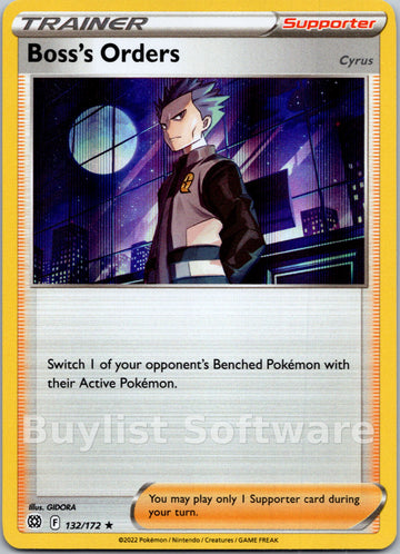 Boss's Orders [132/172] [Brilliant Stars] Holofoil