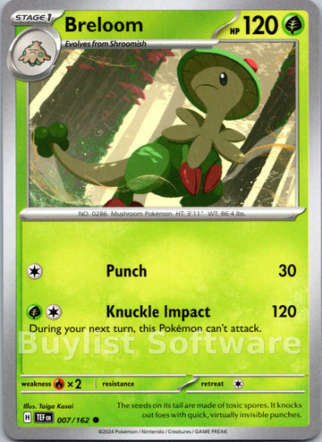 Breloom [007/162] [Temporal Forces]
