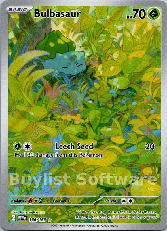 Bulbasaur [166/165] [Scarlet & Violet 151] Holofoil