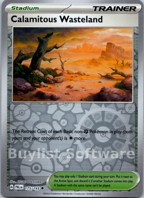 Calamitous Wasteland [175/193] [Paldea Evolved] Reverse Holofoil