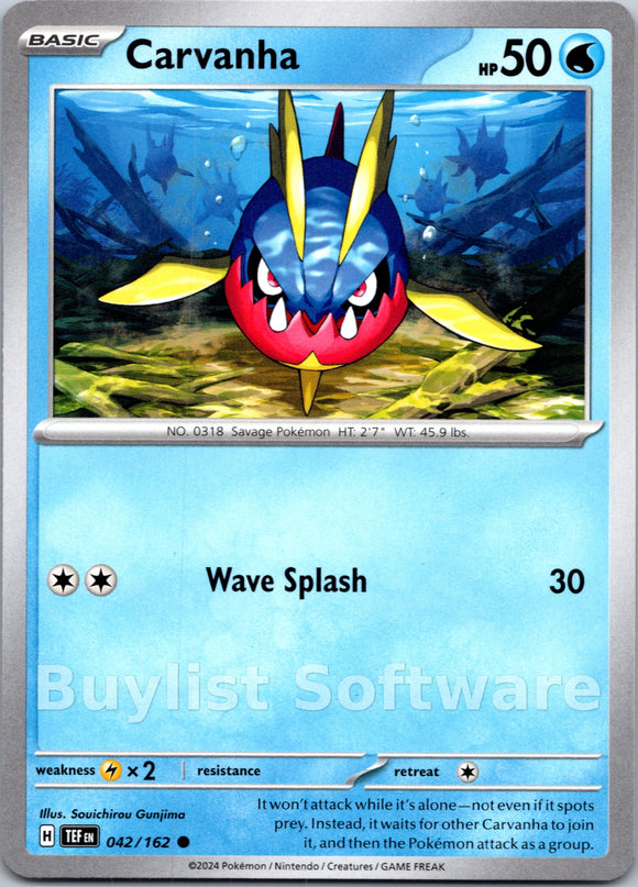 Carvanha [042/162] [Temporal Forces]