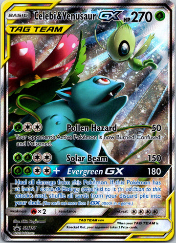 Celebi & Venusaur GX [SM167] [Sun & Moon Promos] Holofoil