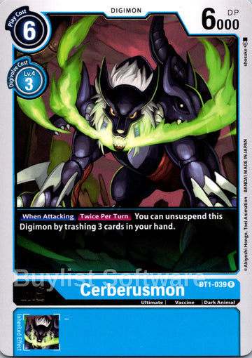 Cerberusmon [BT1-039] [Release Special Booster 1.0]