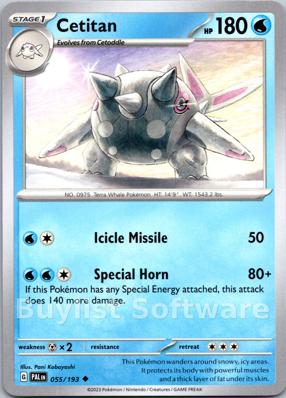 Cetitan [055/193] [Paldea Evolved]