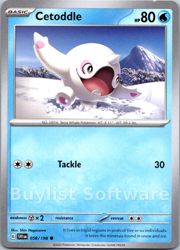 Cetoddle [058/198] [Scarlet & Violet Base Set]
