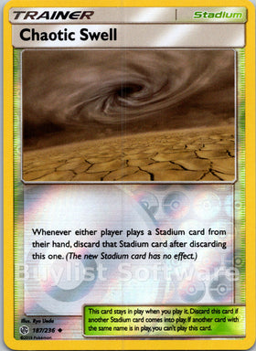 Chaotic Swell [187/236] [Cosmic Eclipse] Reverse Holofoil