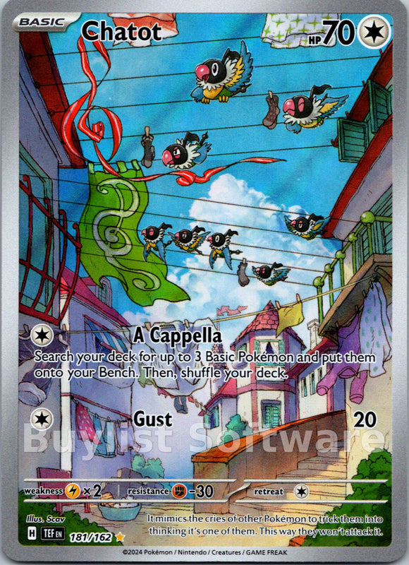 Chatot [181/162] [Temporal Forces] Holofoil