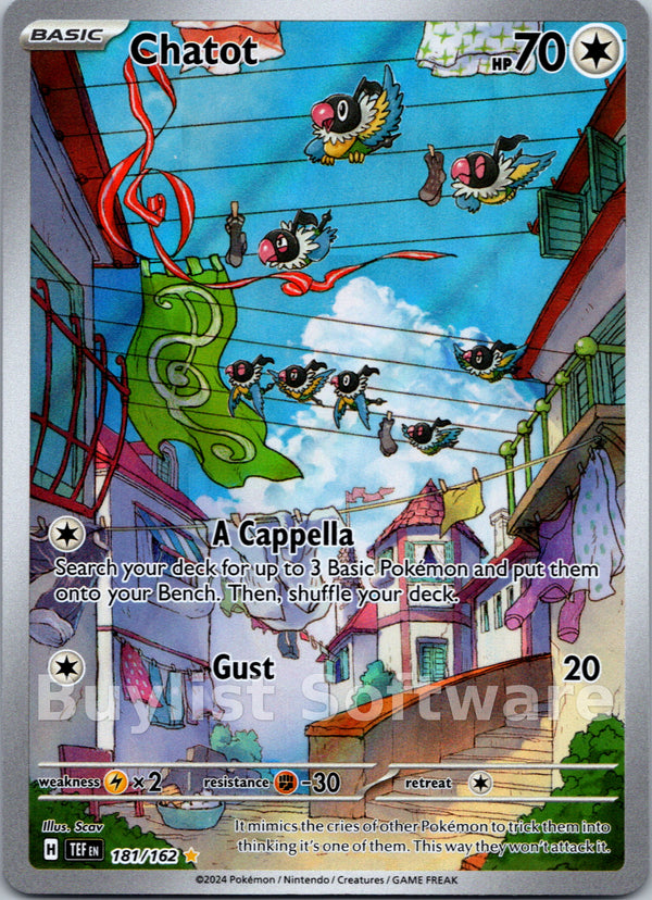 Chatot [181/162] [Temporal Forces] Holofoil