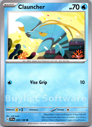 Clauncher [049/198] [Scarlet & Violet Base Set]