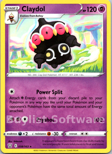 Claydol [058/163] [Battle Styles]