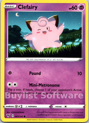 Clefairy [063/185] [Vivid Voltage]