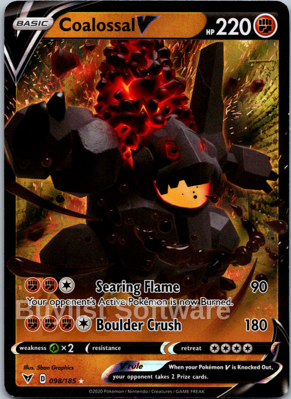 Coalossal V [098/185] [Vivid Voltage] Holofoil